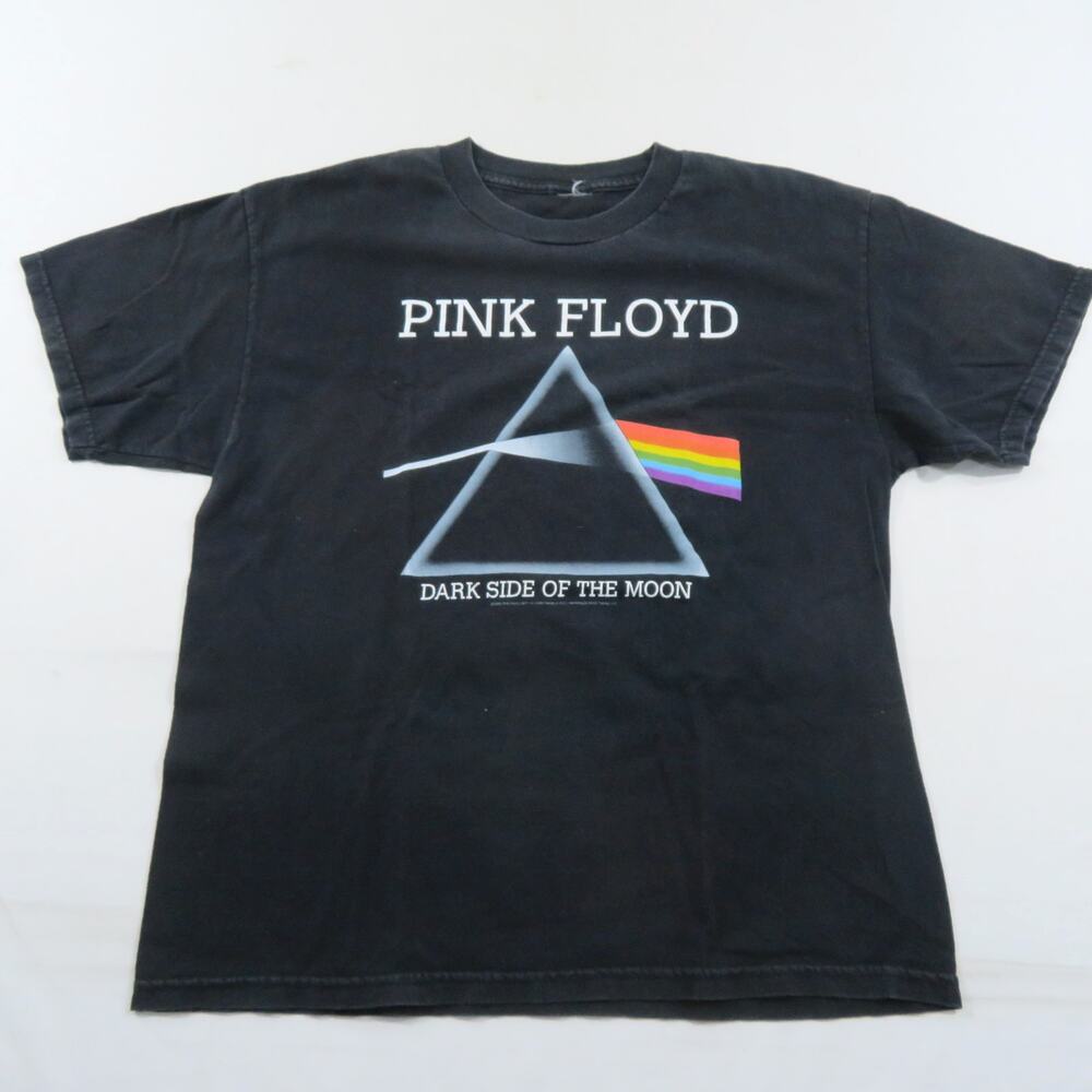 Pink Floyd Shirt Dark Side Of The Moon Black 2006 T-shirt Sz L Y2K Vintage